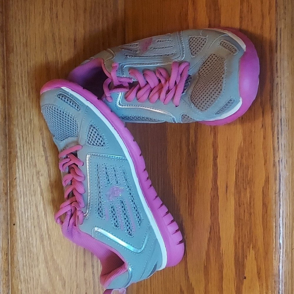 U.S. Polo Assn. Sneakers 6M pink/grey